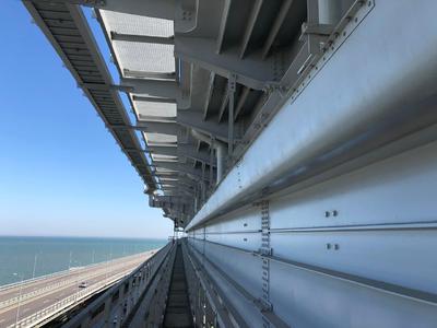 Работы на Железнодорожном мосту через Керченский пролив - ЭкоМонтаж