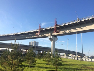 Эстакады на Бусиновской транспортной развязке - ЭкоМонтаж